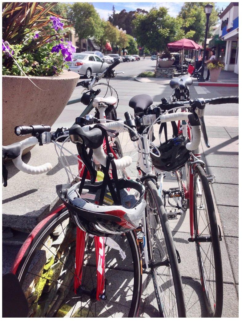 Bikes Parked in Sunnyvale